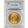 Image 1 : 1894 $20 Liberty Head Double Eagle Gold Coin PCGS MS62