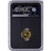 Image 2 : 1792-2017 Half Disme 1/10 oz. Gold Medal NGC PF70 W/Edmund C. Moy Signature