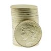 Image 1 : Roll of (20) Brilliant Uncirculated 1922 $1 Peace Silver Dollar Coins