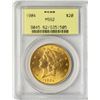 Image 1 : 1904 $20 Liberty Head Double Eagle Gold Coin PCGS MS62 Old Green Holder