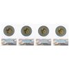 Image 2 : Lot of (4) 2007 Presidential Oath Dollar Coins ANACS MS66
