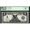 Image 1 : 1899 $1 Black Eagle Silver Certificate Note Fr.236 PCGS Choice About New 55