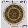 Image 2 : 1879A France 100 Francs Gold Angel Coin