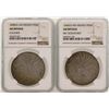 Image 1 : Lot of 1898CN & 1904CN Mexico Pesos Silver Coins NGC Graded AU Details