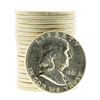 Image 1 : Roll of (20) Brilliant Uncirculated 1961 Franklin Half Dollar Coins