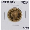 Image 1 : 1908 Denmark Christian IX 20 Kroner Gold Coin