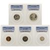 Image 1 : 1939 (5) Coin Proof Set PCGS Graded PR65/PR66