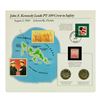 Image 2 : Group of (3) Kennedy Half Dollar Coin & Stamp Commemorative Sets