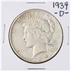 Image 1 : 1934-D $1 Peace Silver Dollar Coin