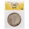 1834-L MM Peru AR 8 Reales Silver Coin ANACS AU50