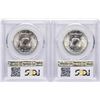 Image 2 : Lot of (2) 1954-S Franklin Half Dollar Coins PCGS MS64