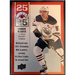2018-19 Upper Deck 25 Under 25 Connor Mcdavid
