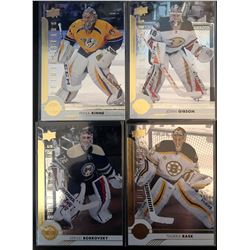 2017-18 Upper Deck Shining Stars X 4 Goalies Pekka
