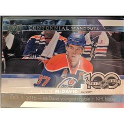 2017-18 Upper Deck Centennial Standouts Connor Mcdavid