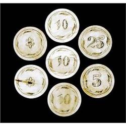 Antique Ivory Poker Chips For Sale Antique Ivory Poker Chips For Sale