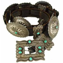 Navajo Concho Belt Roger Skeet Jr