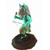Image 3 : Turquoise and Silver Buffalo Kachina