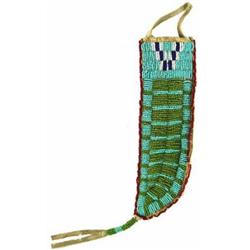 Plains Beaded Knife Sheath