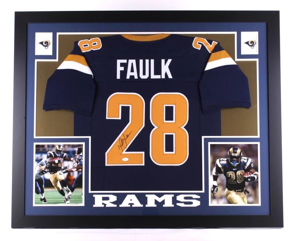 marshall faulk signed jersey