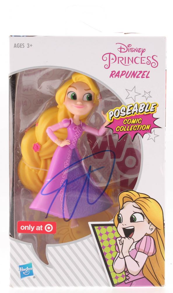 Mandy Moore Signed Tangled Rapunzel Disney Princess Figure Psa Coa