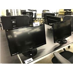 LOT OF 4 VIEWSONIC 22  LCD MONITORS
