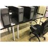 Image 2 : DARK WOOD 5FT COMPUTER TABLE