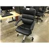 Image 2 : BLACK LEATHER MIDBACK EXECUTIVE CHAIR