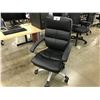 Image 2 : BLACK LEATHER MIDBACK EXECUTIVE CHAIR