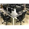 Image 2 : DARK WOOD 5'X5' CONFERENCE TABLE