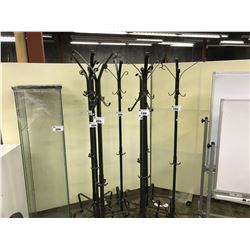 GREY METAL COAT TREE