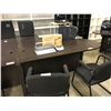 Image 2 : DARK ESPRESSO L-SHAPE EXECUTIVE DESK, RIGHT HAND