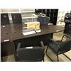 Image 2 : DARK ESPRESSO L-SHAPE EXECUTIVE DESK, RIGHT HAND