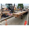 Image 1 : 2007 MANAC MODEL 10353A02-07 53' FLATDECK TRAILER, VIN #2M513161X71115722, NEEDS CVIP