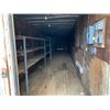 Image 2 : 40' STANDARD SHIPPING CONTAINER, WITH SHELVING AND ELECTRICAL