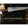 Image 2 : SAMSUNG UN55C8300SF TV WITH  3 TIER WOOD AND GLASS TV STAND & ASSORTED CORDS