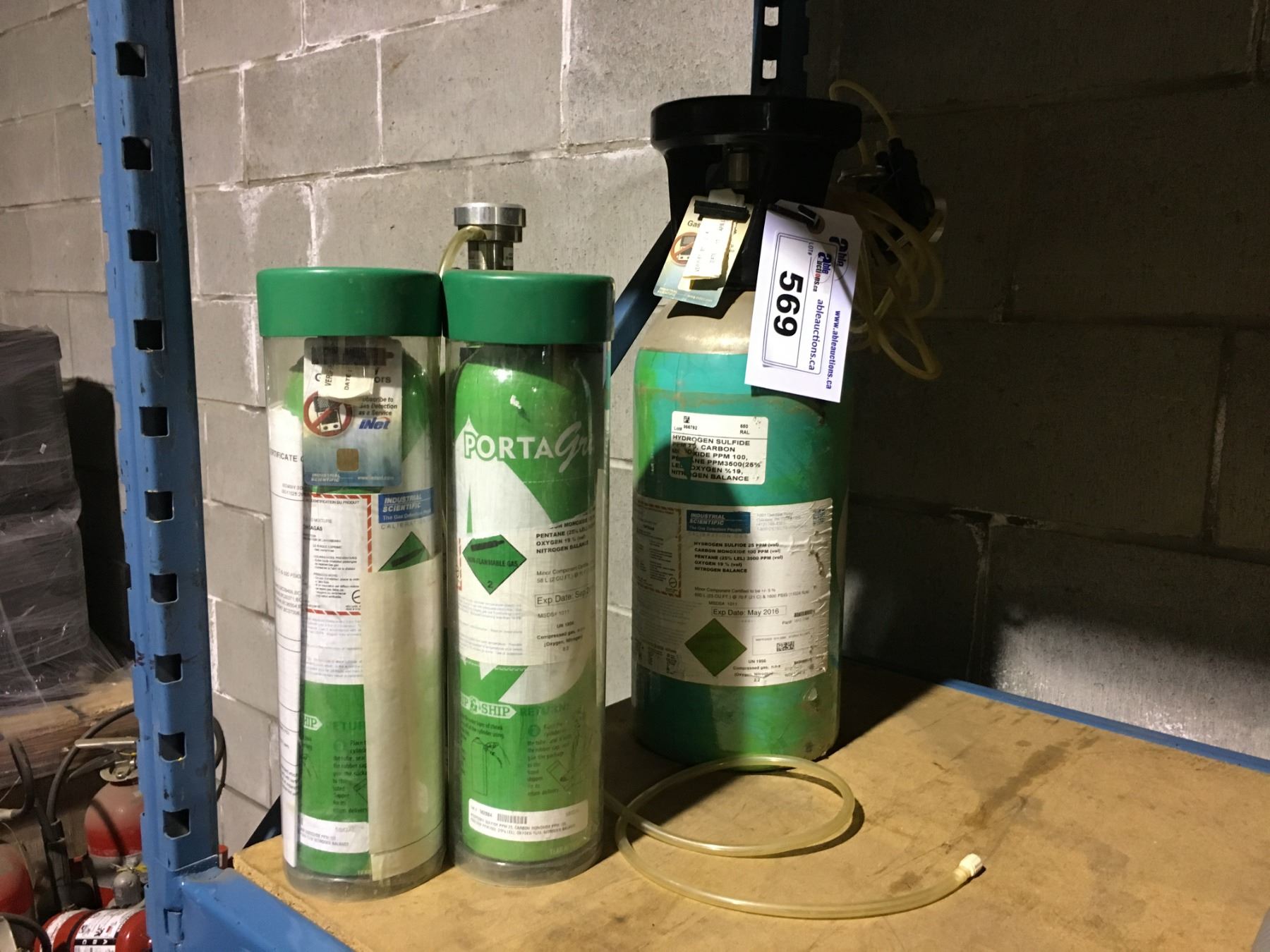 Portegas INDUSTRIAL SCIENTIFIC PORTAGAS CALIBRATION GAS