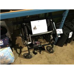 BRODA COMFORT-TILT 587 MANUAL WHEELCHAIR, ELEVATING LEG RESTS