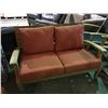 Image 1 : 4 PCS SOLID TEAK OUTDOOR PATIO SET INCLUDING 2 LOVE SEATS & 2 OVERSIZED ARM CHAIRS