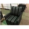 Image 2 : 3 PCS SOL WEAVE DARK PLASTIC RATTAN OUTDOOR PATIO SET INCLUDING LOVE SEAT & 2 ARM CHAIRS