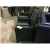 Image 2 : PAIR OF SOL WEAVE DARK PLASTIC RATTAN OUTDOOR PATIO ARM CHAIRS
