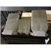 Image 2 : 2 STAINLESS STEEL CHEESE WARMERS, SERVING STATION, MICROWAVE & RACKS