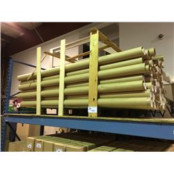 PALLET OF CARDBOARD MOULDING TRANSPORT TUBES