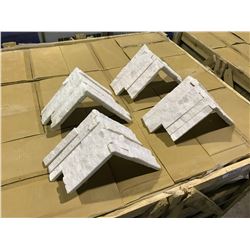 CRATE OF LEDGESTONE QAWZCECOR SANDSTONE WHITE CORNER WALL STONE