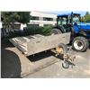 Image 1 : 2000 KARAVAN FLAT DECK TRAILER, BLACK, VIN#5KTSC1411YF012931, NO ICBC DECLARATIONS, 10'X8' DECK,