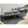 Image 2 : 10' X 6' FLAT DECK UTILITY TRAILER, NO REGISTRATION