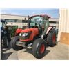Image 1 : 2007 KUBOTA M7040D, ORANGE, DIESEL, MANUAL, VIN#55434, 9,176 HOURS, RD,CD,4W,AC, 3PT PTO WITH QUICK