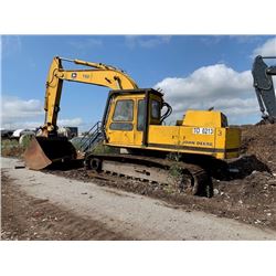 JOHN DEERE 790 EXCAVATOR, RUNS, NO TRACK MOTOR, NO BUCKET