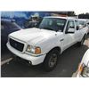 Image 1 : 2008 FORD RANGER, 2DR CREW CAB PU, WHITE, VIN # 1FTZR45E28PA30760