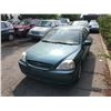 Image 1 : 2004 KIA RIO, GREEN, 4DRSD, GAS, MANUAL, VIN#KNADC125446322549, *TMU, NO KEYS, MUST TOW, NOT