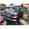 Image 2 : 2014 HONDA FIT, GREY, HATCHBACK, GAS, AUTOMATIC, VIN#LUCGE8H54E3004729, 79,747KMS *MUST TOW, NOT